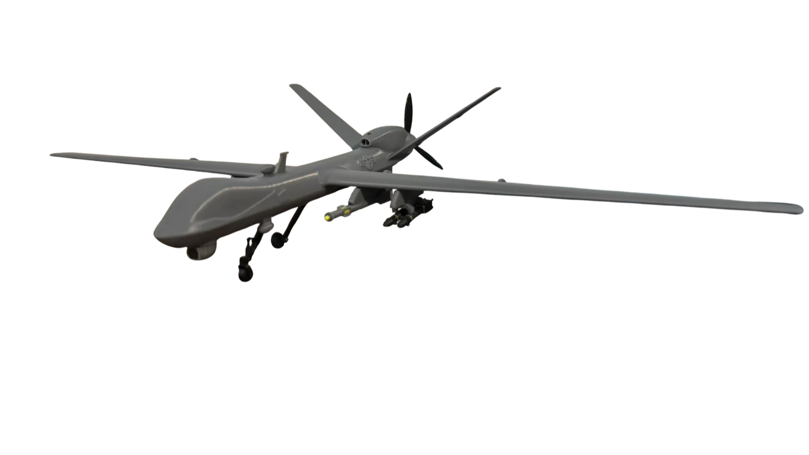 Military drone model collectible