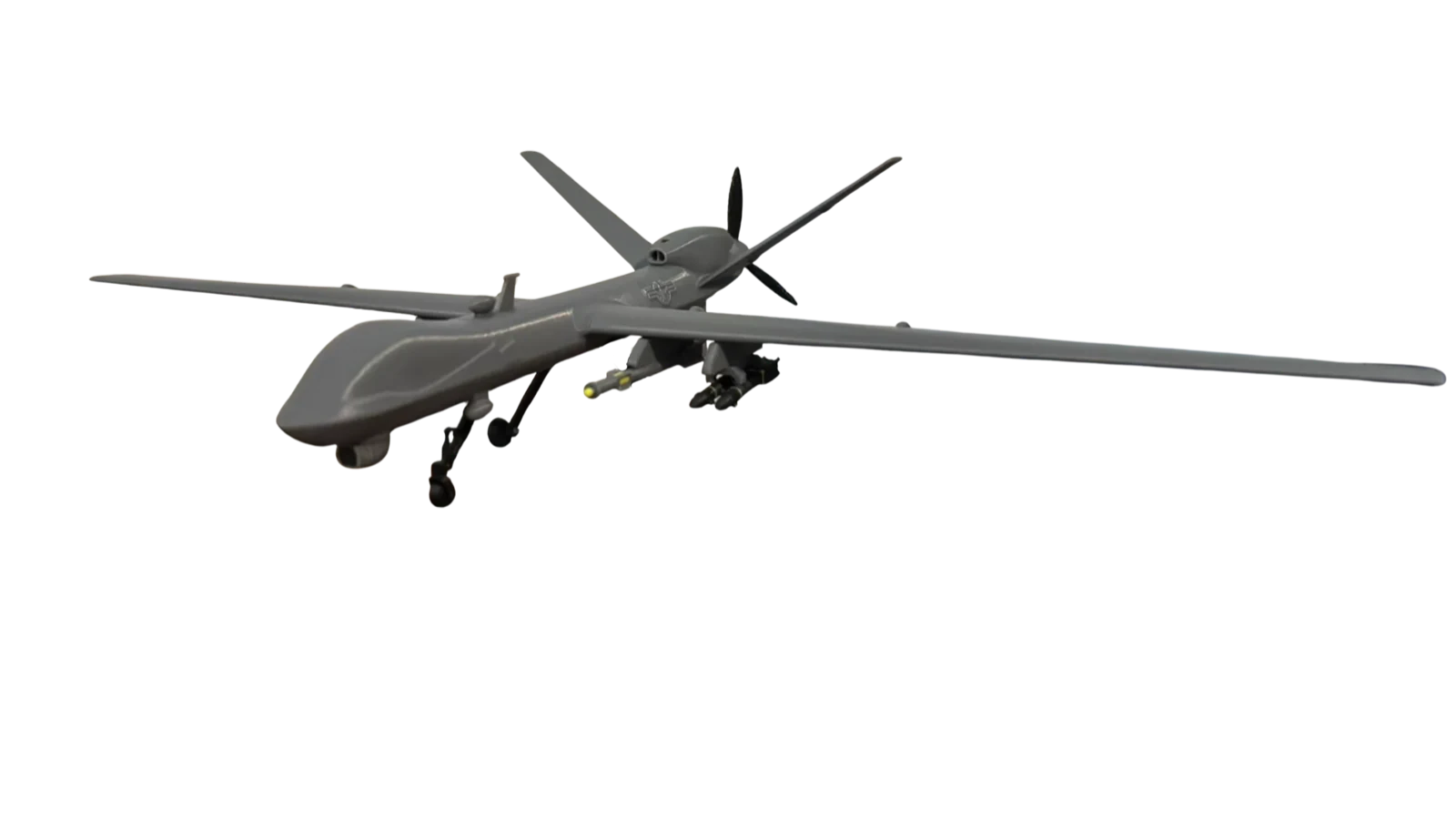 Military drone model collectible