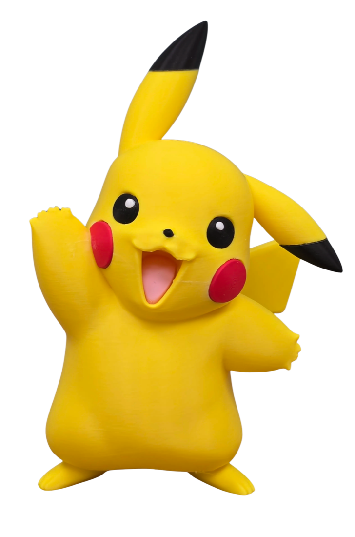 Yellow video game figurine collectible